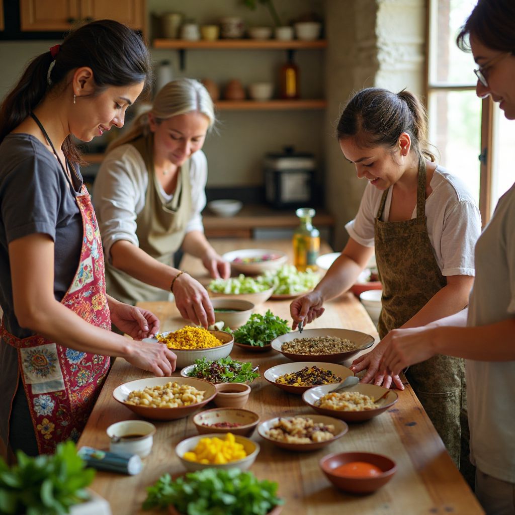 આયુર્વેદિક ભોજન માટે રસોઈનો વર્ગ